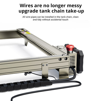 ATOMSTACK S40 Pro Laser Engraver Cutter with F30 Pro Air Assist Kit, 48W Laser Power, Fixed Focus, 0.01mm Engraving Accuracy, 24W/48W Dual Modes, App Control, 400*400mm
