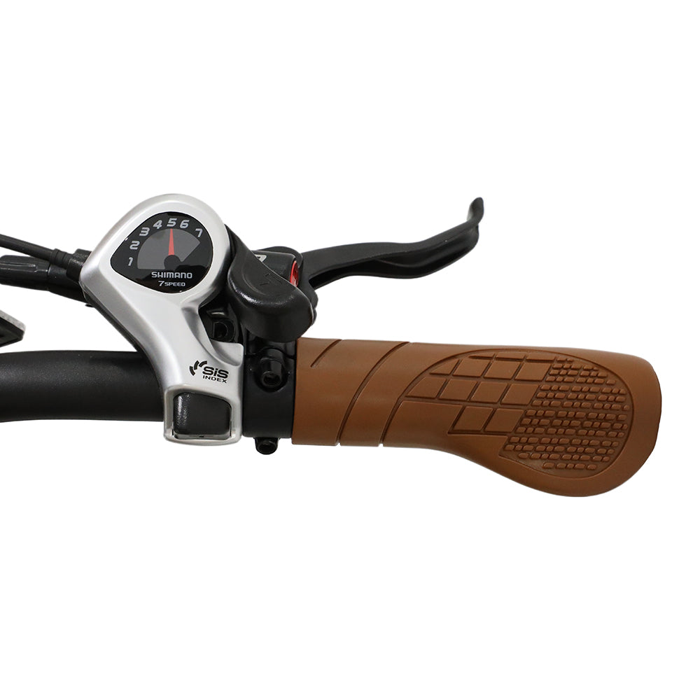 ONESPORT W66 Electric Bike, 500W Motor, 48V 13.5Ah Battery, 20*4.0 inch Tire, 25km/h Max Speed, 100km Range, Front &amp; Rear Hydraulic Disc Brakes, Shock Absorbing Front Fork, 7-speed Transmission