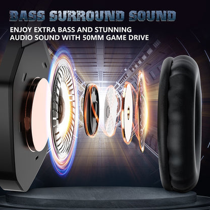 ONIKUMA K10 Wired Headphones Gaming Headset