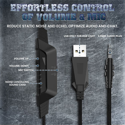 ONIKUMA K10 Wired Headphones Gaming Headset