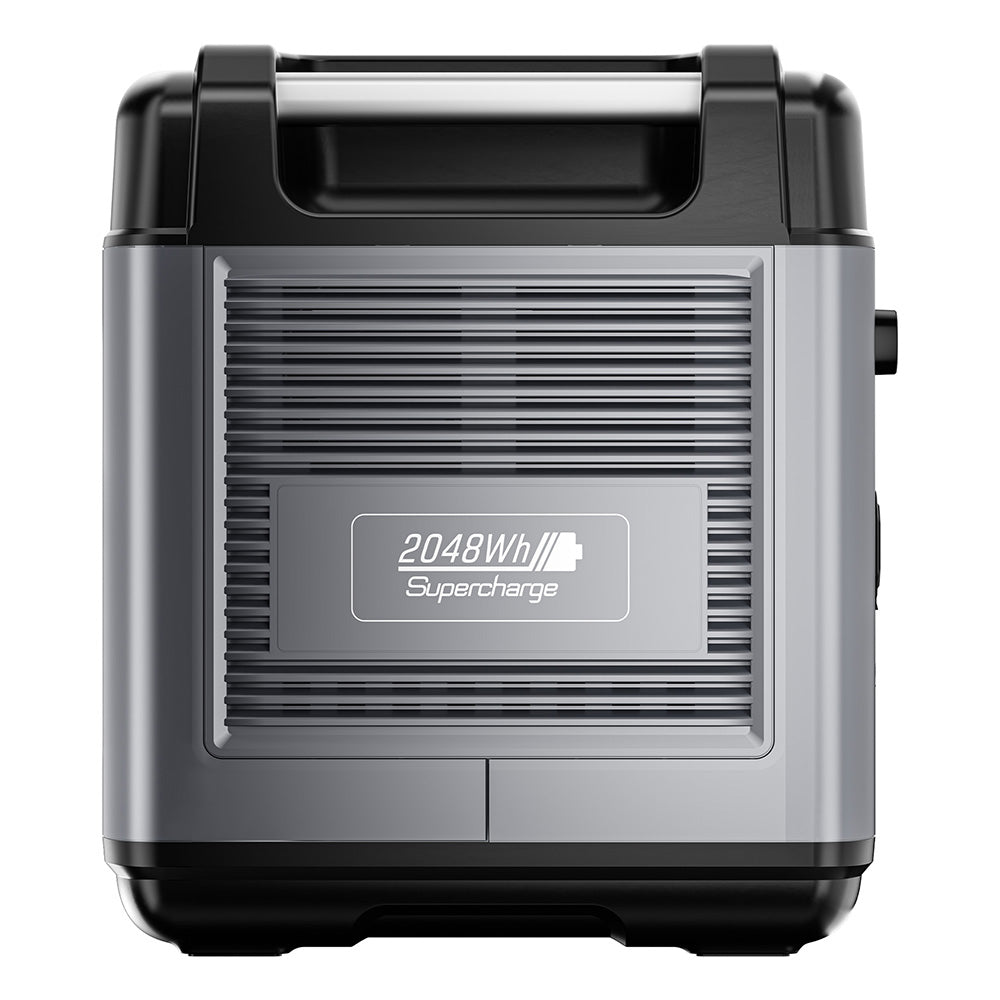 OUKITEL P2001 Plus Portable Power Station, 2400W AC Output, 2048Wh LiFePO4 Battery, 13 Outlets, 80% Charge in 1Hr, Smart APP Control, Adjust at 400W/800W/1200W/1800W, 2000W UPS < 10ms, Max. 500W Solar Input, IP54 Dust-Proof &amp; Splash-Proof