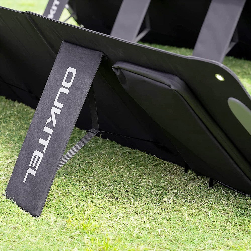 OUKITEL PV200 Foldable Solar Panel with Kickstand, 21.7% Solar Conversion Efficiency, IP65 Waterproof