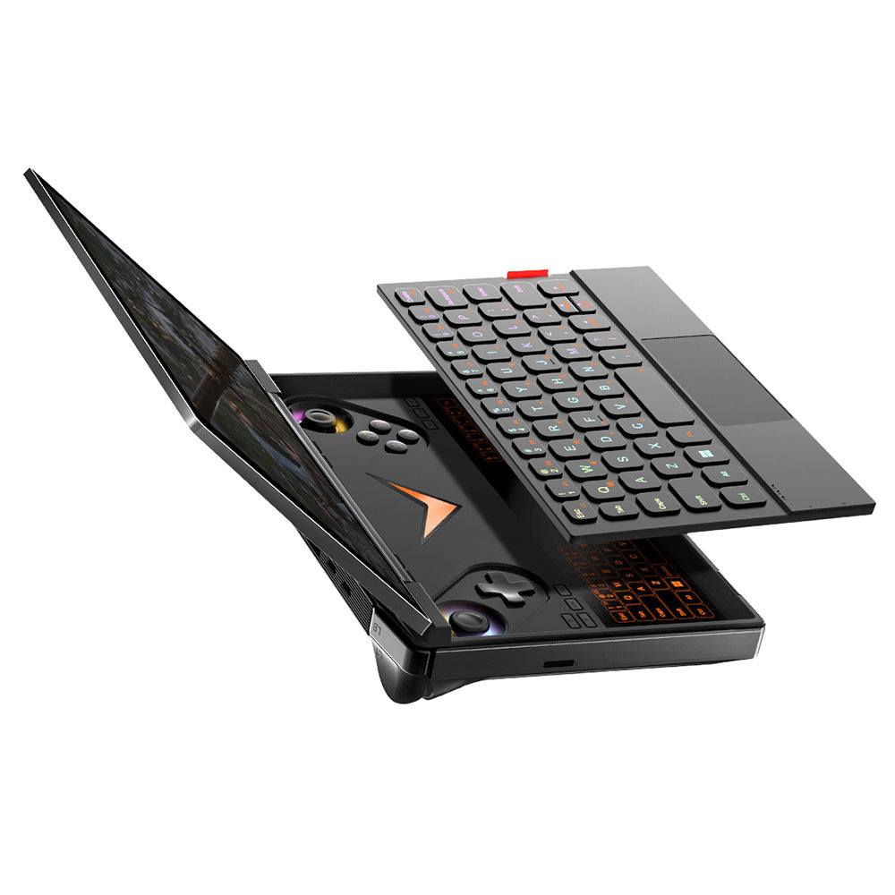 One Netbook OneXPlayer G1 Handheld Gaming PC, AMD Ryzen AI 9 HX 370 12 Cores Max 5.1GHz, 8.8'' 2560*1600 144Hz Screen, 64GB LPDDR5X 7500MHz RAM 4TB SSD, WiFi 6E, 2*USB-C, 1*USB3.2, 1*TF Card, 1* Oculink, 1*3.5mm Audio, Fingerprint Unlock - EU Plug