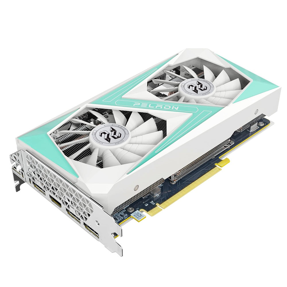 PELADN RTX2060 SUPER Gaming Graphics Card, 8GB GDDR6 RAM, 8Pin 256bits, 175W, Dual-Fan, PCI Express 3.0, 3xDP 1xHDMI - White