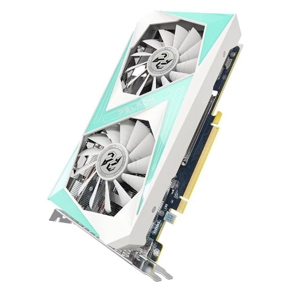 PELADN RTX2060 SUPER Gaming Graphics Card, 8GB GDDR6 RAM, 8Pin 256bits, 175W, Dual-Fan, PCI Express 3.0, 3xDP 1xHDMI - White