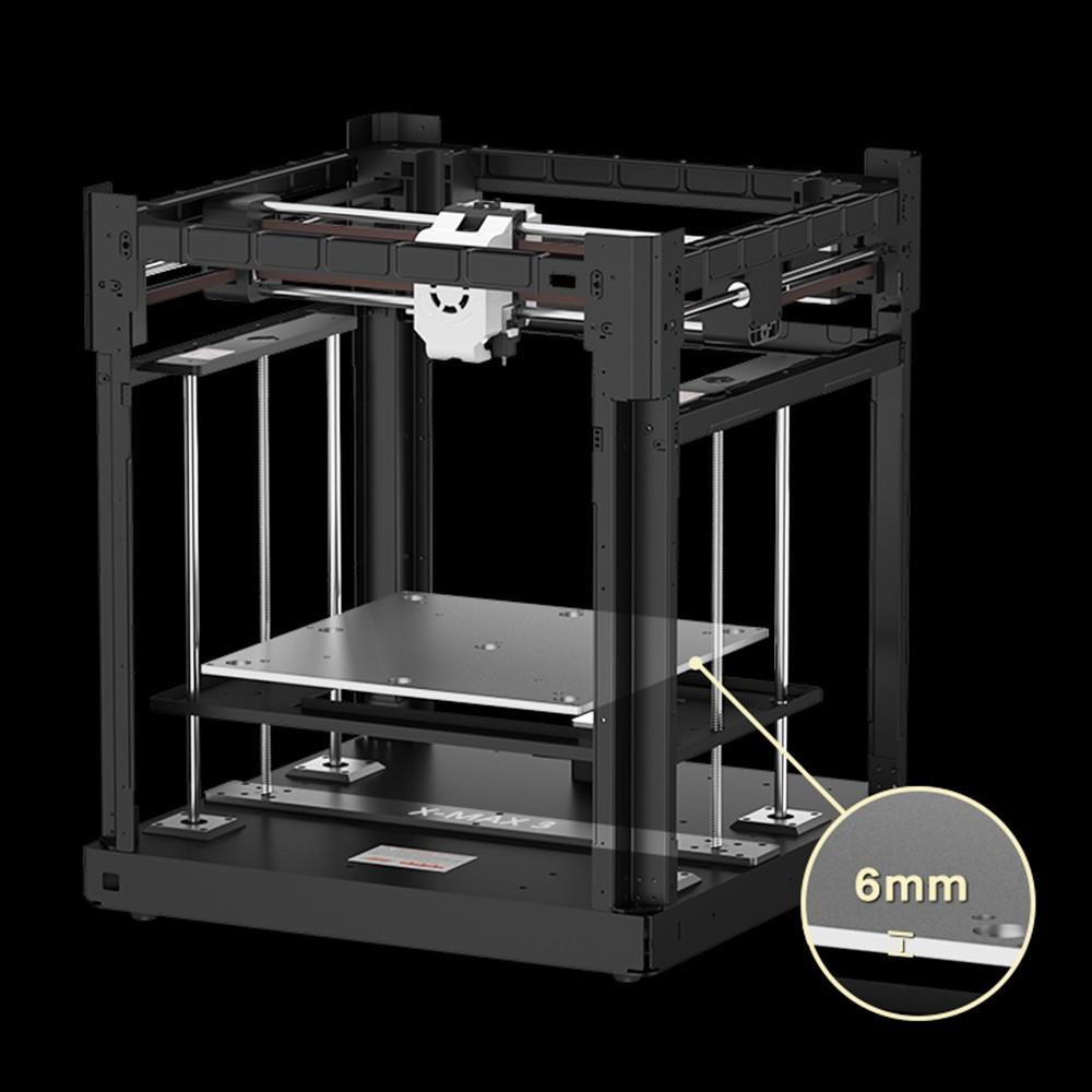 QIDI TECH X-Max 3 3D Printer, Auto Levelling, 600mm/s Printing Speed, Flexible HF Board, Chamber Circulation Fan, Filament Detection, Dryer Box, 325*325*315mm