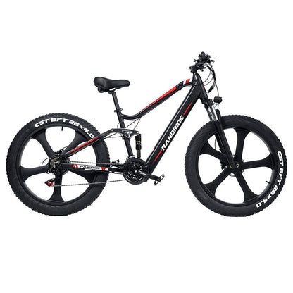 RANDRIDE YX90M Electric Bike, 26'' Fat Tire, 1000W Brushless Motor, 48V13.6Ah Battery, 45km/h Max Speed, 100km Range, LCD Display, SHIMANO Hydraulic Brake, Full Suspension Frame
