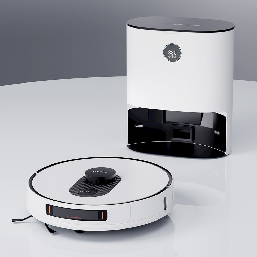 ROIDMI EVE Max Robot Vacuum and Mopping Cleaner With Smart Dust Collection 5000Pa High Suction Power Support Google Assistant Alexa and Mi Home APP Control