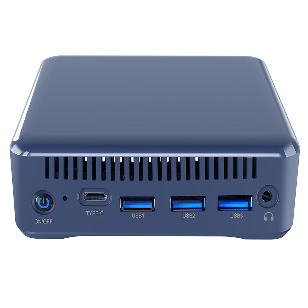 RUPA HSI-100 Mini PC, Intel N100 4 Cores Max 3.4GHz, 16GB RAM 512GB SSD, 3*HDMI 4K 60Hz Triple Screen Display, WiFi 6 Bluetooth 5.2, 3*USB 3.0, 1*Type-C, 1*RJ45, 1* 3.5mm Audio
