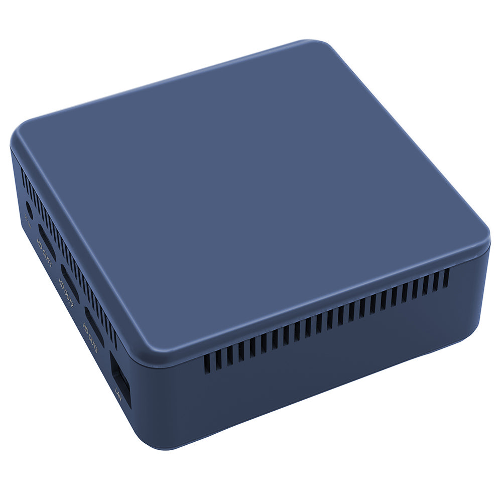 RUPA HSI-100 Mini PC, Intel N100 4 Cores Max 3.4GHz, 16GB RAM 512GB SSD, 3*HDMI 4K 60Hz Triple Screen Display, WiFi 6 Bluetooth 5.2, 3*USB 3.0, 1*Type-C, 1*RJ45, 1* 3.5mm Audio