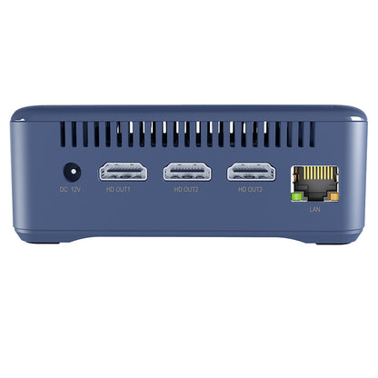 RUPA HSI-100 Mini PC, Intel N100 4 Cores Max 3.4GHz, 16GB RAM 512GB SSD, 3*HDMI 4K 60Hz Triple Screen Display, WiFi 6 Bluetooth 5.2, 3*USB 3.0, 1*Type-C, 1*RJ45, 1* 3.5mm Audio
