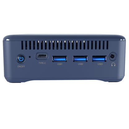 RUPA HSI-100 Mini PC, Intel N100 4 Cores Max 3.4GHz, 16GB RAM 512GB SSD, 3*HDMI 4K 60Hz Triple Screen Display, WiFi 6 Bluetooth 5.2, 3*USB 3.0, 1*Type-C, 1*RJ45, 1* 3.5mm Audio