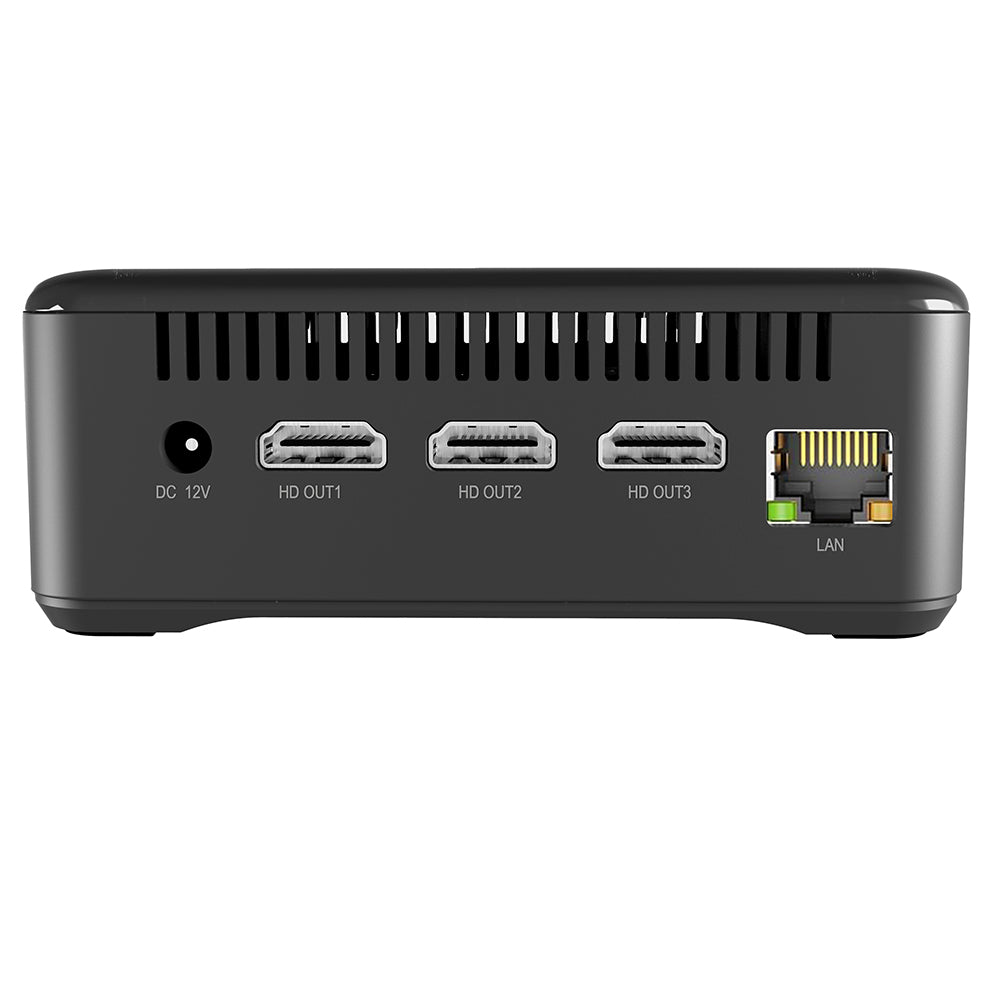 RUPA HSI-95 Mini PC, Intel N95 4 Cores Max 3.4GHz, 8GB RAM 256GB SSD, 3*HDMI 4K 60Hz Triple Screen Display, WiFi 6 Bluetooth 5.2, 3*USB 3.0, 1*Type-C, 1*RJ45, 1* 3.5mm Audio