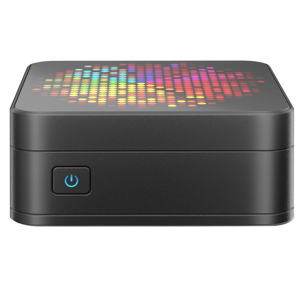 RUPA HSI-100MINI Mini PC, Intel N100 4 Cores Max 3.4GHz, 12GB RAM 512GB SSD, 3*HDMI 4K 60Hz Triple Screen Display, WiFi 6 Bluetooth 5.2, 3*USB 3.0 2*RJ45 1* 3.5mm Audio