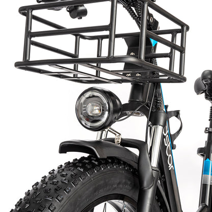 Ridstar MN26 Electric Bike, 750W Motor 26*4.0' Fat Tire, 48V 20Ah Battery, 58km/h Max Speed, 90km Max Range, Shimano 7-speed, Mechanical Disc Brake