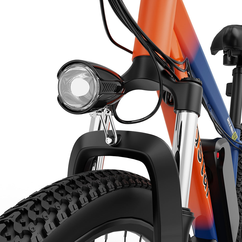 Ridstar S29 Electric Bike 29*2.0 inch Tires 1000W Motor 48V 15Ah Battery 50km/h Max Speed 80km Max Range Mechanical Disc Brakes SHIMANO 21 Speed