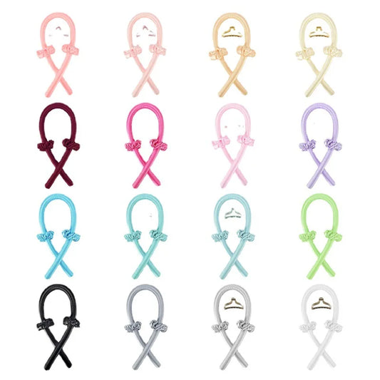 Rizador de pelo sin calor con clip, esponja de espuma EVA, rizador de ondas suaves para dormir, rizador de intestino grueso, herramientas de peinado