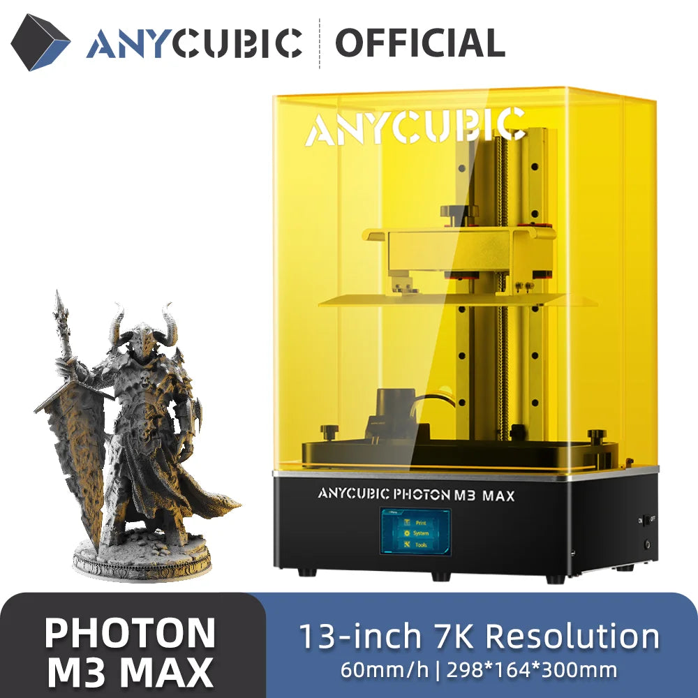Российский ANYCUBIC UV Смола LCD 3D принтер Photon Mono 2, Mono X 6Ks,M3 Max,12K Mono M5s 14K Mono M5s Pro DLP Printer Photon D2