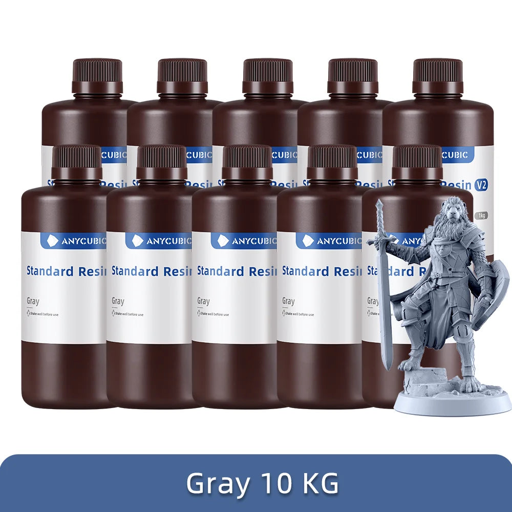 ANYCUBIC 405nm UV Standard Resin / Standard Resin V2 For Photon 3D Printer Mono X Printing Material LCD UV Sensitive Normal 1kg