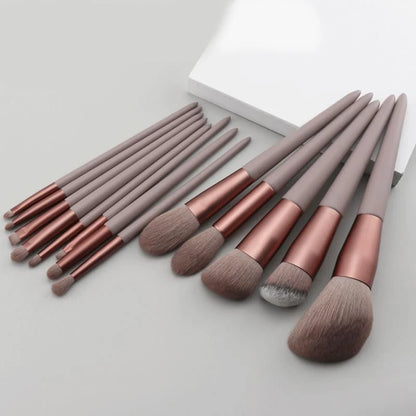 13 PCS Make-Up Pinsel Set Lidschatten Foundation Frauen Kosmetik Pinsel Lidschatten Rouge Schönheit Weiche Make-Up Werkzeuge Tasche