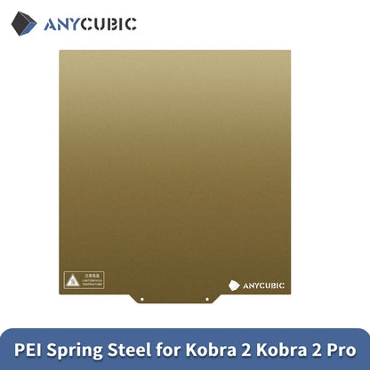ANYCUBIC Original PEI Spring Steel For Kobra 2 neo/Vyper/KOBRA/Kobra Max/Kobra Plus/Kobra 2/Kobra 3 FDM 3D Printer Accessories