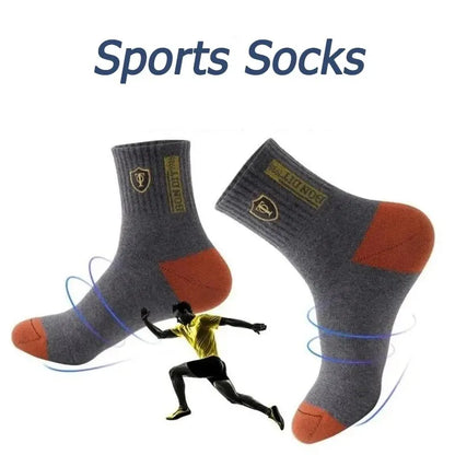 5 pares de calcetines deportivos para hombre, de primavera y otoño, absorbentes del sudor, cómodos, finos y transpirables, para baloncesto.