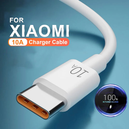 120W 10A USB Typ C Super Schnellladekabel für Huawei P40 P30 Honor Datenkabel für Xiaomi Redmi 13 OnePlus POCO