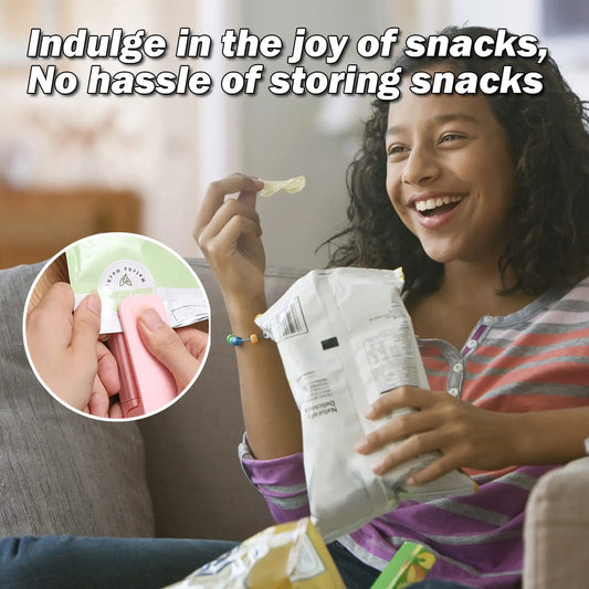 1pc Abs Material Multi-Functional Sealer Aa Battery-Powered Can Seal Potato Chips Instant Noodles And Any Other Plastic Bags