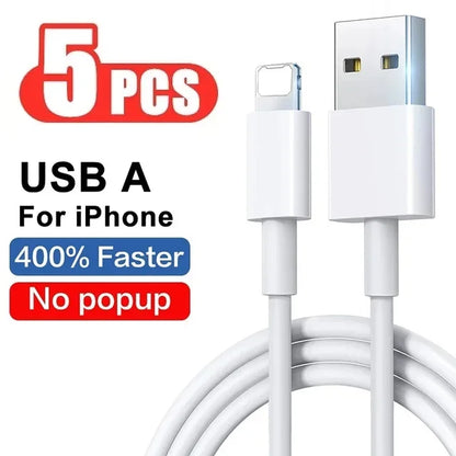 Cable de carga rápida de 30 W para Apple iPhone 14, 13, 12, 11 Pro Max, mini cable USB C rápido para X, XR, XS, 8, 7, 14 Plus, SE, accesorios para teléfono