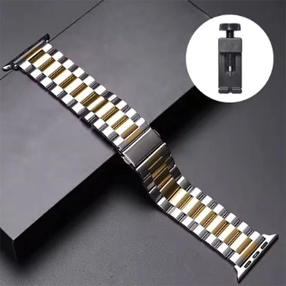 Correa de acero inoxidable para Apple Watch Ultra 2, pulsera de Metal para iWatch Series 9, 8, 7, 6, 5, 4, 49mm, 45mm, 41mm, 40m