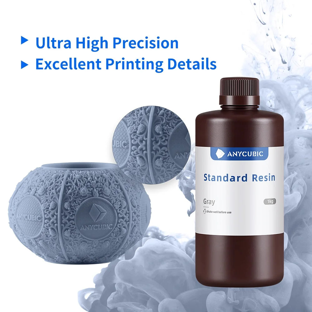 ANYCUBIC 1kg/10kg Liquid Photopolymer Resin 405nm UV Resin For LCD 3D Printer Printing Material For Photon Mono 4K etc.