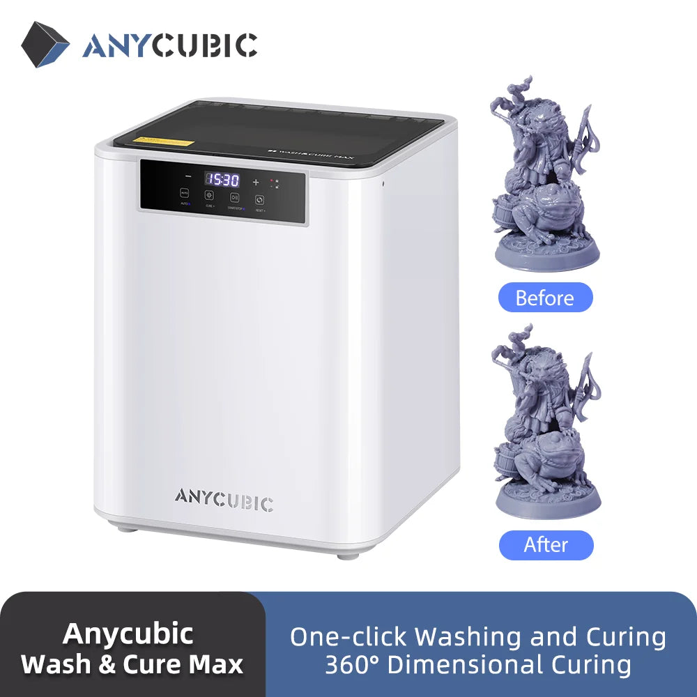 ANYCUBIC Wash&Cure 3/Wash&Cure 3 Plus/Max For 3D Printer Washing Model and Curing Model 2-in-1 For Photon Mono 2/Photon M3 MAX