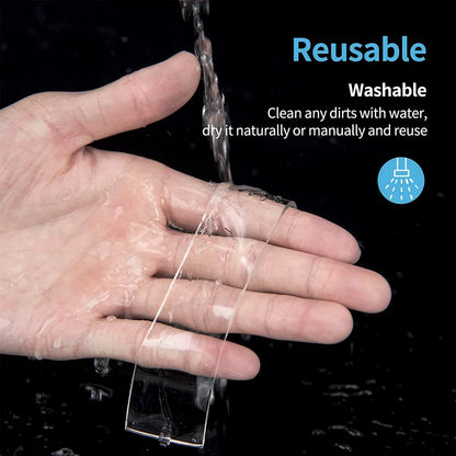 1-10M Double-sided Adhesive Nano Tape 30mm Width Reusable No Trace Waterproof Ultra-strong Wall Tape Strip Clear Mounting Tape