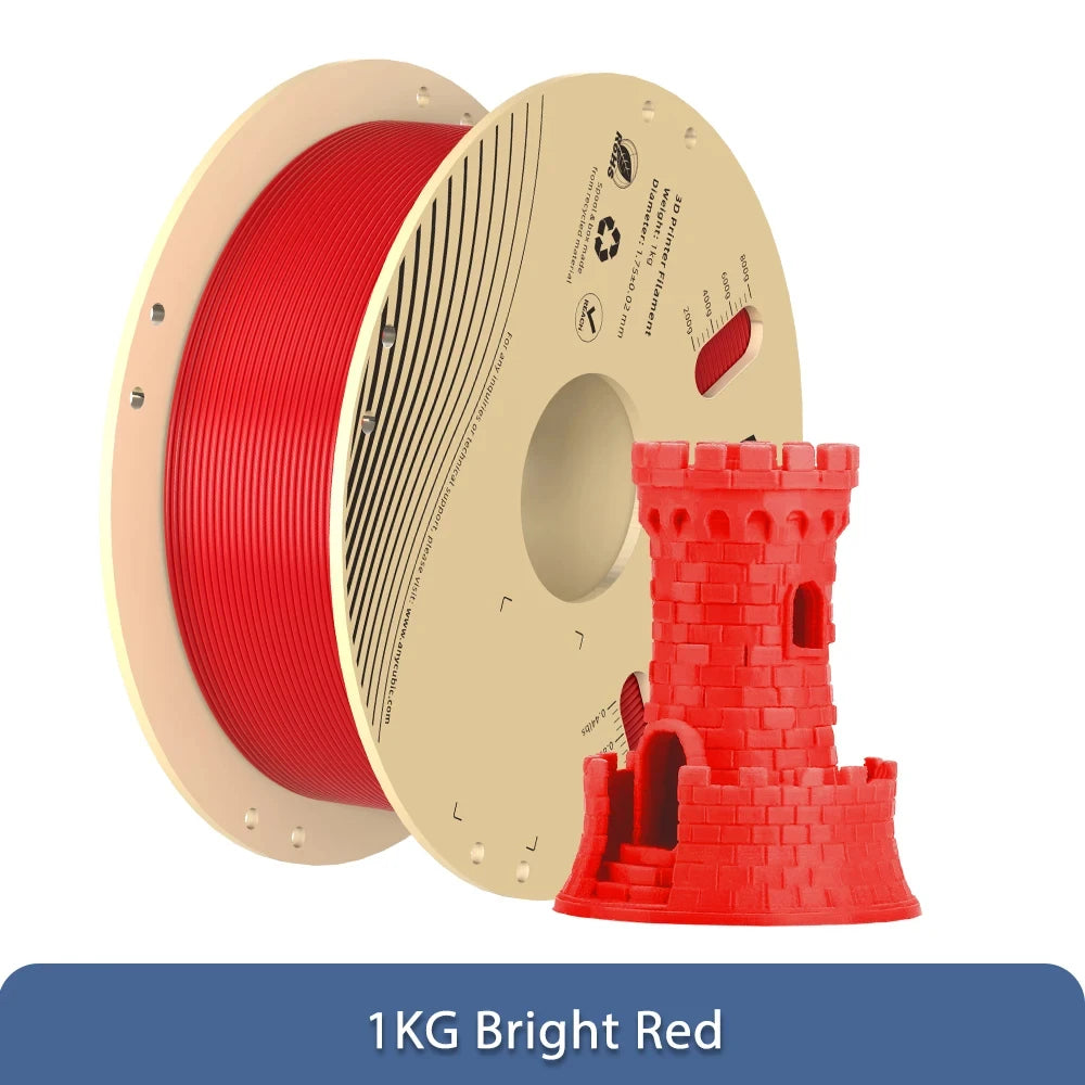 ANYCUBIC 3D Printer PLA Multicolor Filament 1.75mm 1kg/Roll Plastic Rubber Consumables Material For FDM 3D Printer Kobra