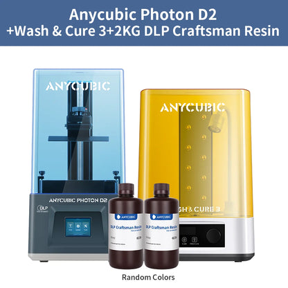 ANYCUBIC Photon D2 DLP 3D Printer Double Algorithms Ultra High Resolution 3D Printing 20000-hours Usage Lifespan 5.9 Inches