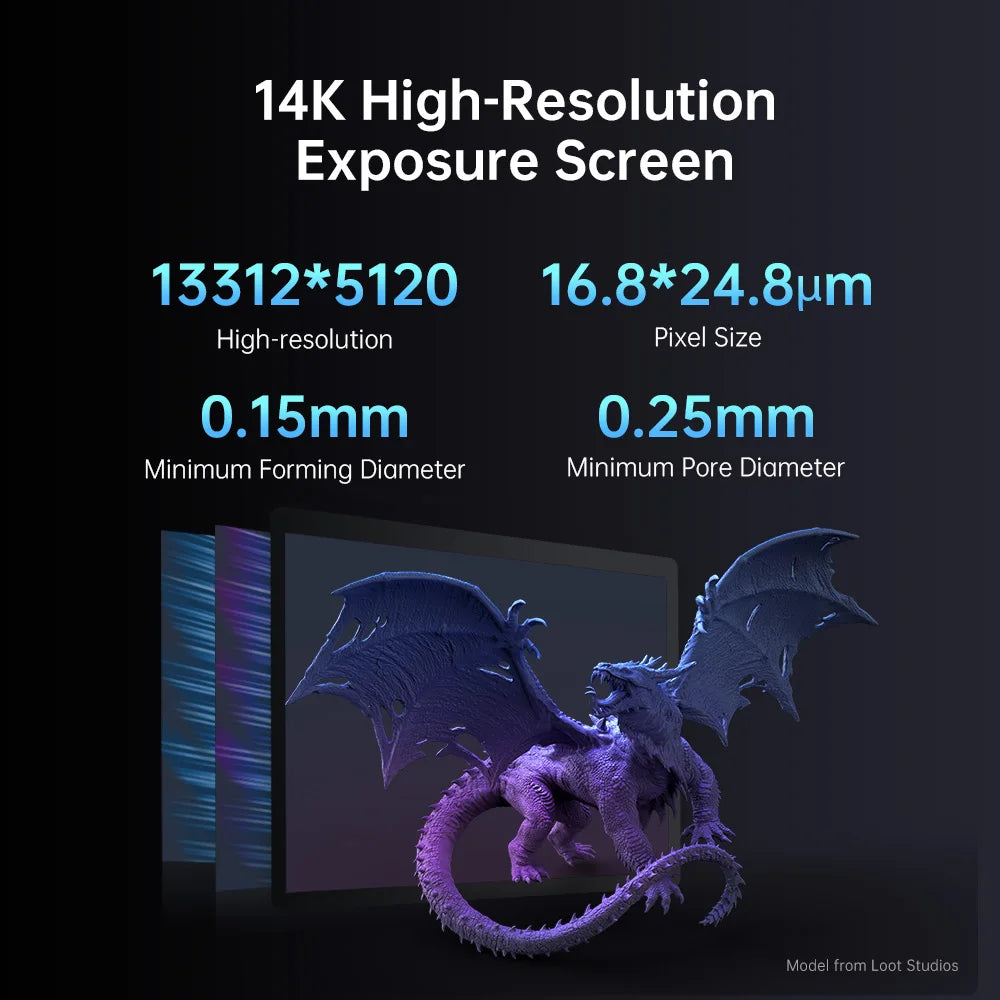 ANYCUBIC Photon Mono M7 14K Mono MSLA 3D Printer 10'' 14K LCD Resin 3D Printer Speed Up to 150mm/h Printing Size 223*126*230mm