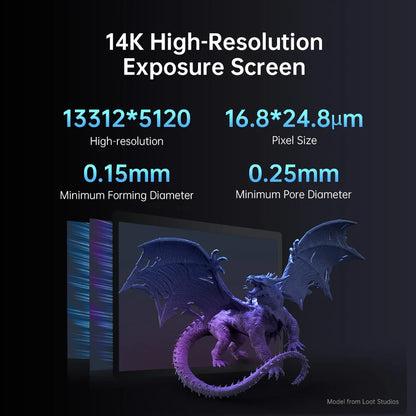 ANYCUBIC Photon Mono M7 14K Mono MSLA 3D Printer 10'' 14K LCD Resin 3D Printer Speed Up to 150mm/h Printing Size 223*126*230mm