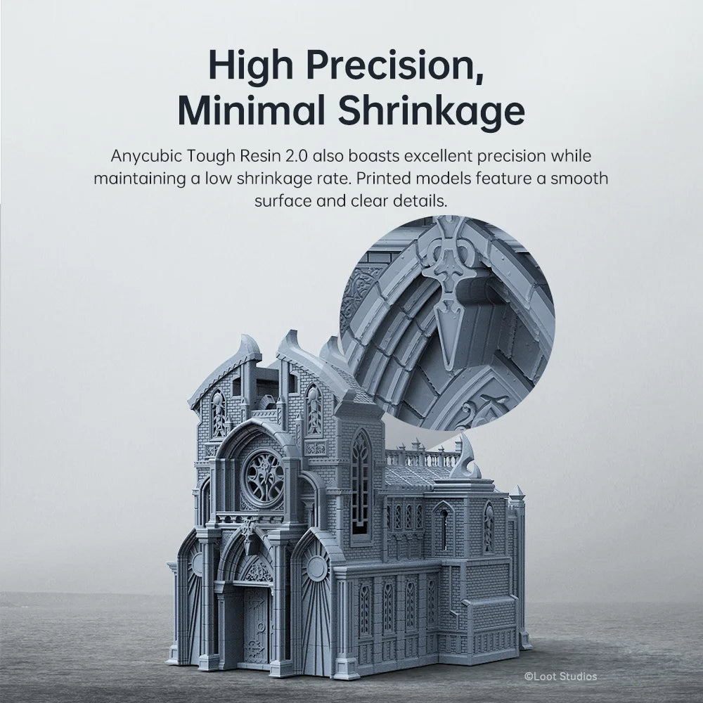 Newest UV Resin ANYCUBIC UV Tough Resin 2.0 Flexible 3D Printing Material For Photon Mono (X)LCD 3D Printer 365-405nm