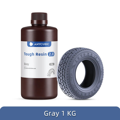 Newest UV Resin ANYCUBIC UV Tough Resin 2.0 Flexible 3D Printing Material For Photon Mono (X)LCD 3D Printer 365-405nm