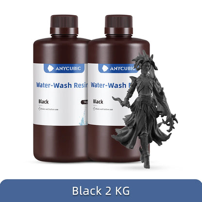 ANYCUBIC Water-Wash Resin For LCD 3D Printer High Precision Low Odor Low Viscosity 3D Printing Standard Photopolymer