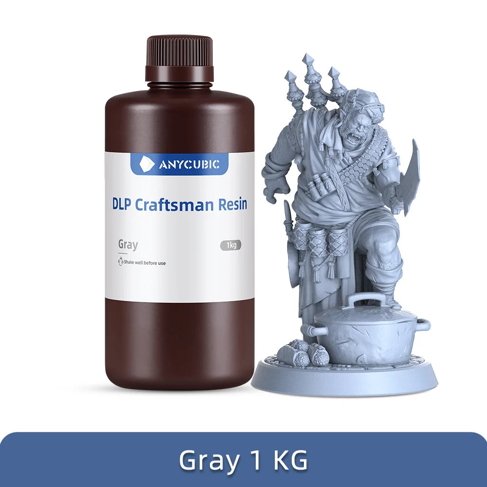 ANYCUBIC DLP Craftsman Resin DLP Exclusive Resins Long Shelf Life High Accuracy 3D Printing Material Developed For Photon Ultra