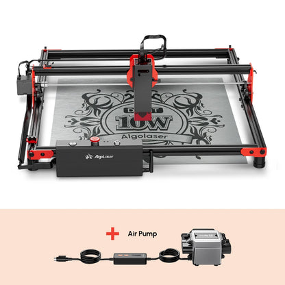 AlgoLaser DIY Kit Laser Master 2 Laser Engraver 10W Output Power Laser Cutter and Engraver Machine for Wood and Metal 40x40cm