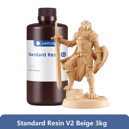 ANYCUBIC Water wash resin Tough Plant UV Resin For LCD 3D Printer 405nm Liquid Photopolymer Sensitive Resin 3D Printing Material