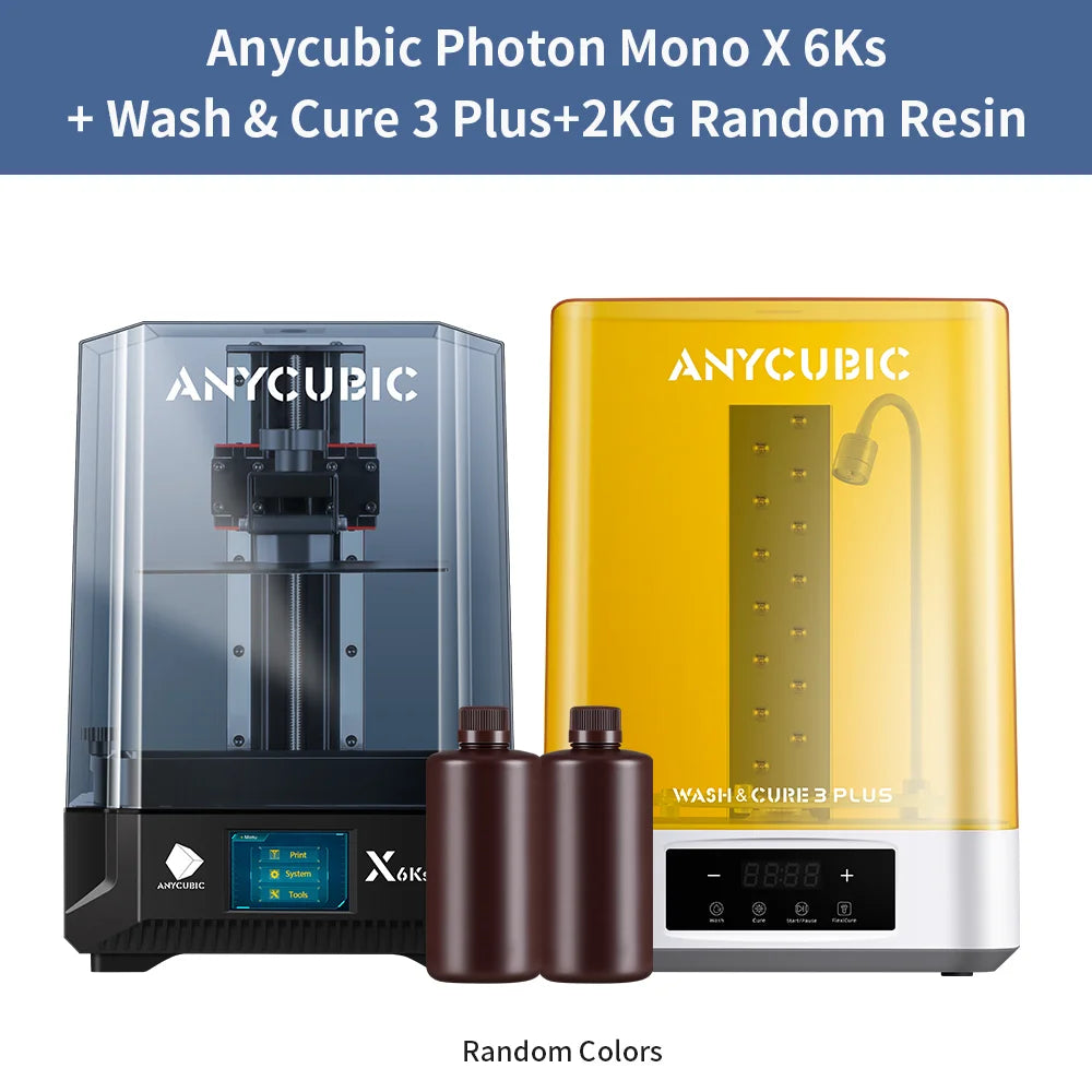 ANYCUBIC Photon Mono X 6Ks LCD 3D Printer 9.1'' 6K Large Screen 3D Printing 4.76L Build Volume UV Resin SLA 3D Printers