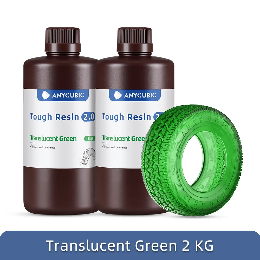 Newest UV Resin ANYCUBIC UV Tough Resin 2.0 Flexible 3D Printing Material For Photon Mono (X)LCD 3D Printer 365-405nm