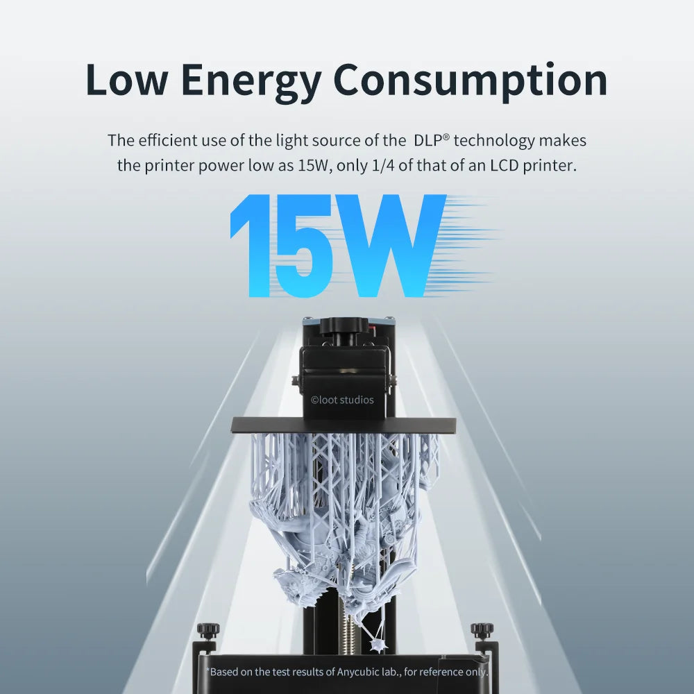 ANYCUBIC Photon D2 DLP 3D Printer Double Algorithms Ultra High Resolution 3D Printing 20000-hours Usage Lifespan 5.9 Inches