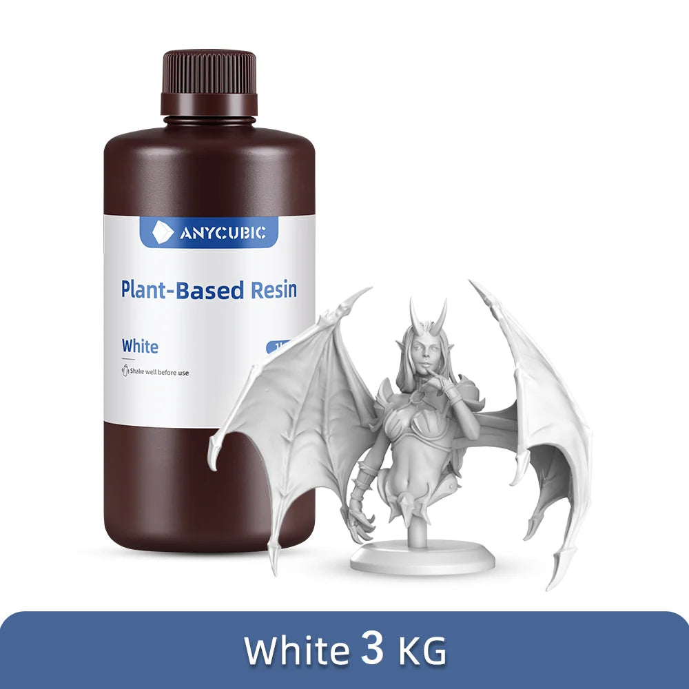 ANYCUBIC Water wash resin Tough Plant UV Resin For LCD 3D Printer 405nm Liquid Photopolymer Sensitive Resin 3D Printing Material