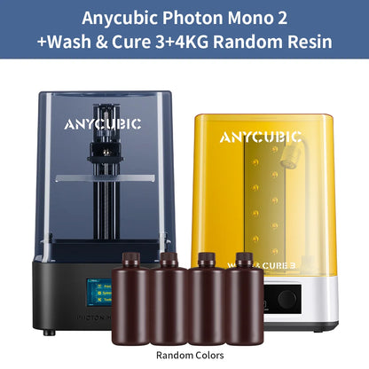 ANYCUBIC Photon Mono 2 LCD UV Resin 3D Printer High-Speed 3D Printing 6.6" 4K+ Monochrome Screen 165*143*89mm Printing Size