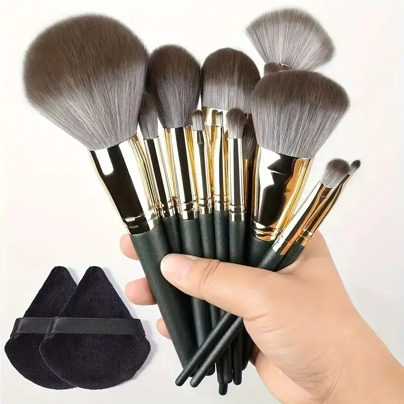 Juego de brochas de maquillaje suaves y esponjosas, profesionales, para base de maquillaje, polvos, sombras de ojos, brochas Kabuki para difuminar, herramienta de belleza para maquillaje