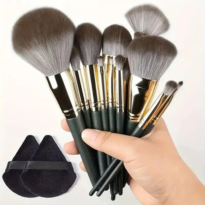 Juego de brochas de maquillaje suaves y esponjosas, profesionales, para base de maquillaje, polvos, sombras de ojos, brochas Kabuki para difuminar, herramienta de belleza para maquillaje